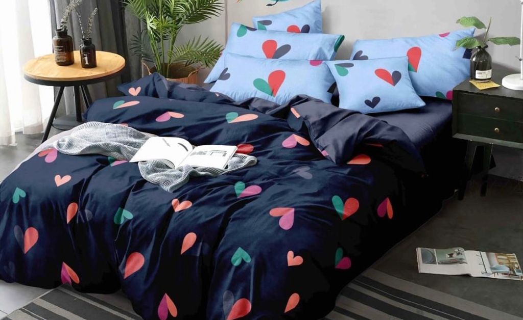 GL 180 TC Cotton Double Printed Flat Bedsheet