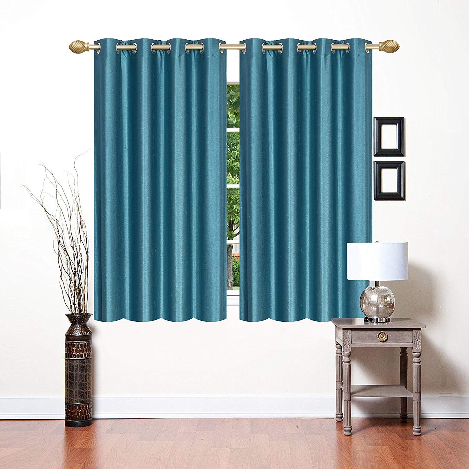 GL Polyester Room Darkening Window Curtain BC