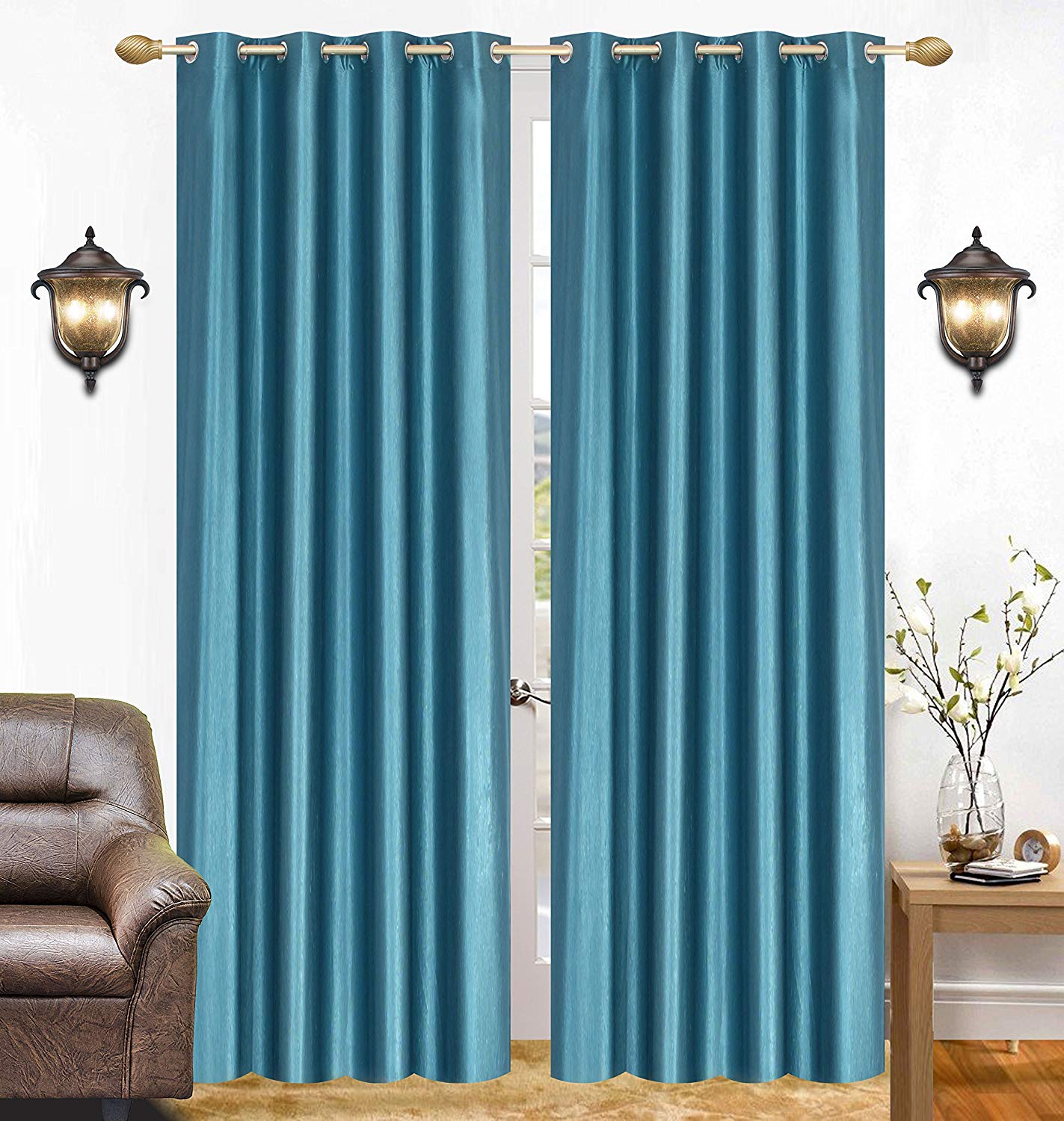 GL Polyester Room Darkening Window Curtain BC