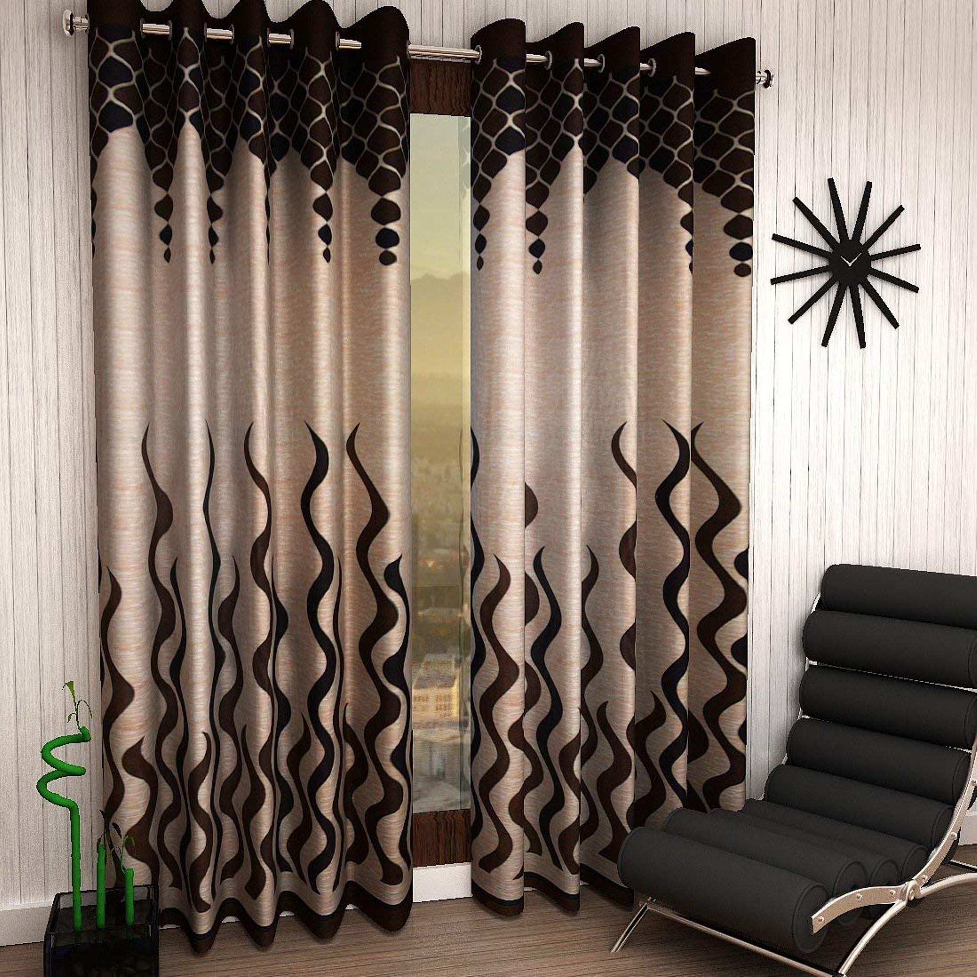 GL Polyester Semi Transparent Window Curtain WCP