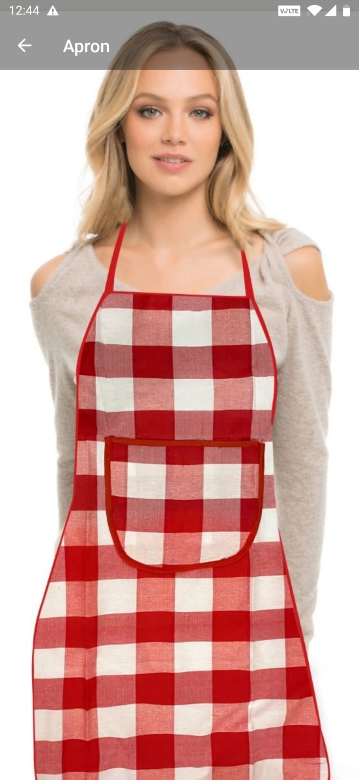 Cotton Home Use Apron - Free Size Box